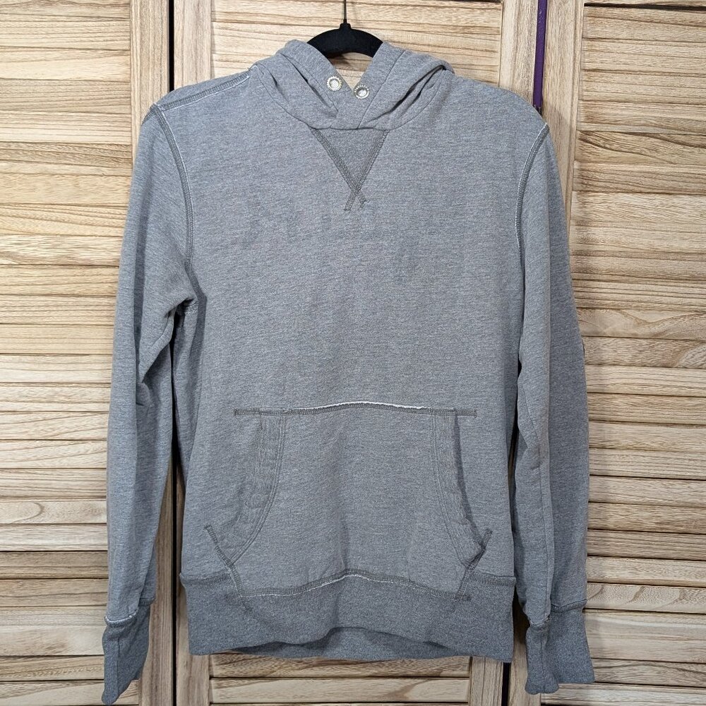 American Eagle Hoodie Gray Thermal with Front Pocket Size Small